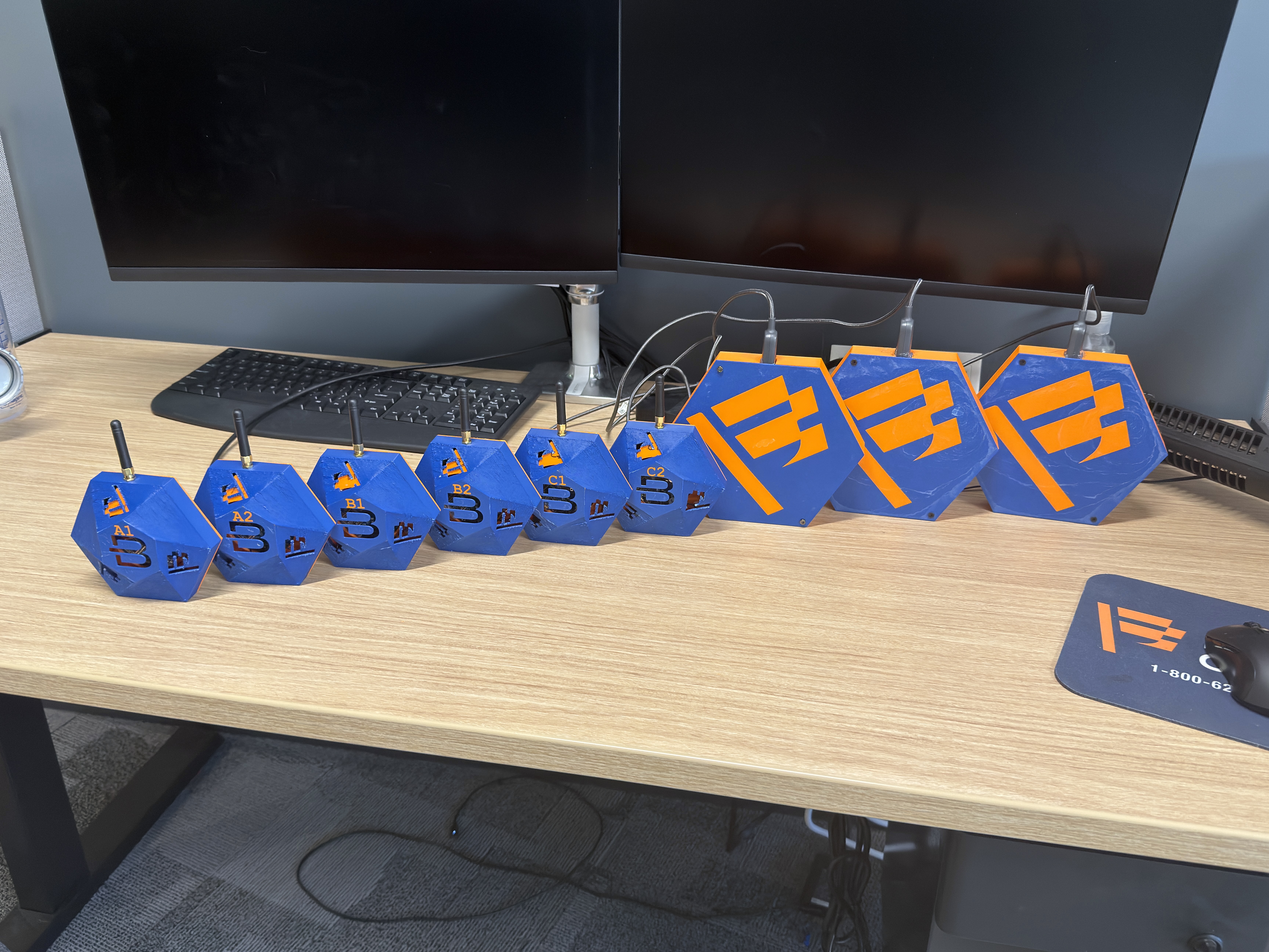 Moisture sensor and hubs